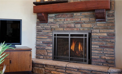 Modern, Contemporary & Direct Vent Fireplace Gas Inserts ...