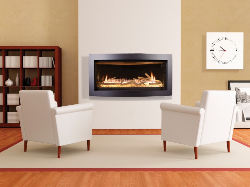 The Slayton 42S contemporary direct vent gas fireplace offers a sleek modern design that will revolutize your contemporary design ideas.