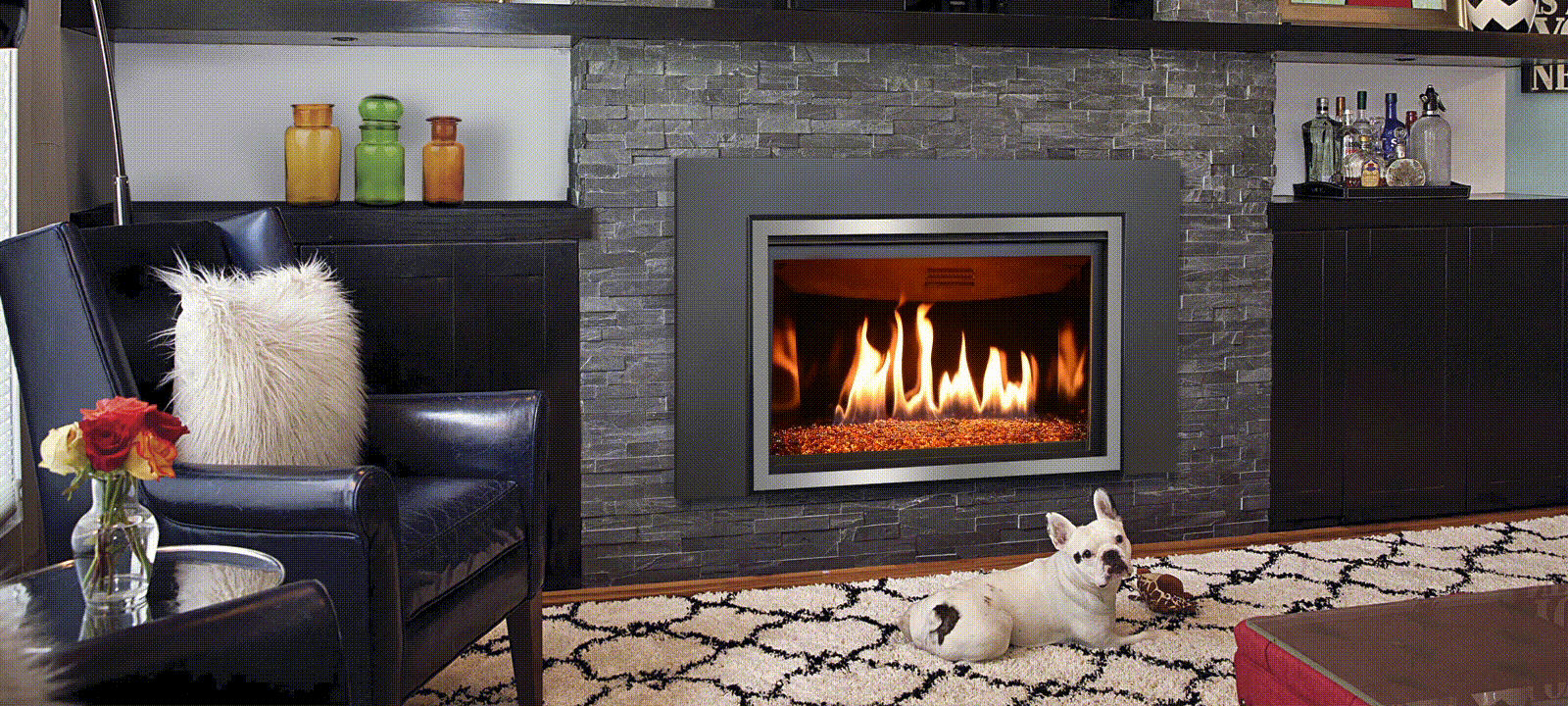 Wood Fireplace With A Gas, Can I Replace A Gas Fireplace With Wood Burning Insert