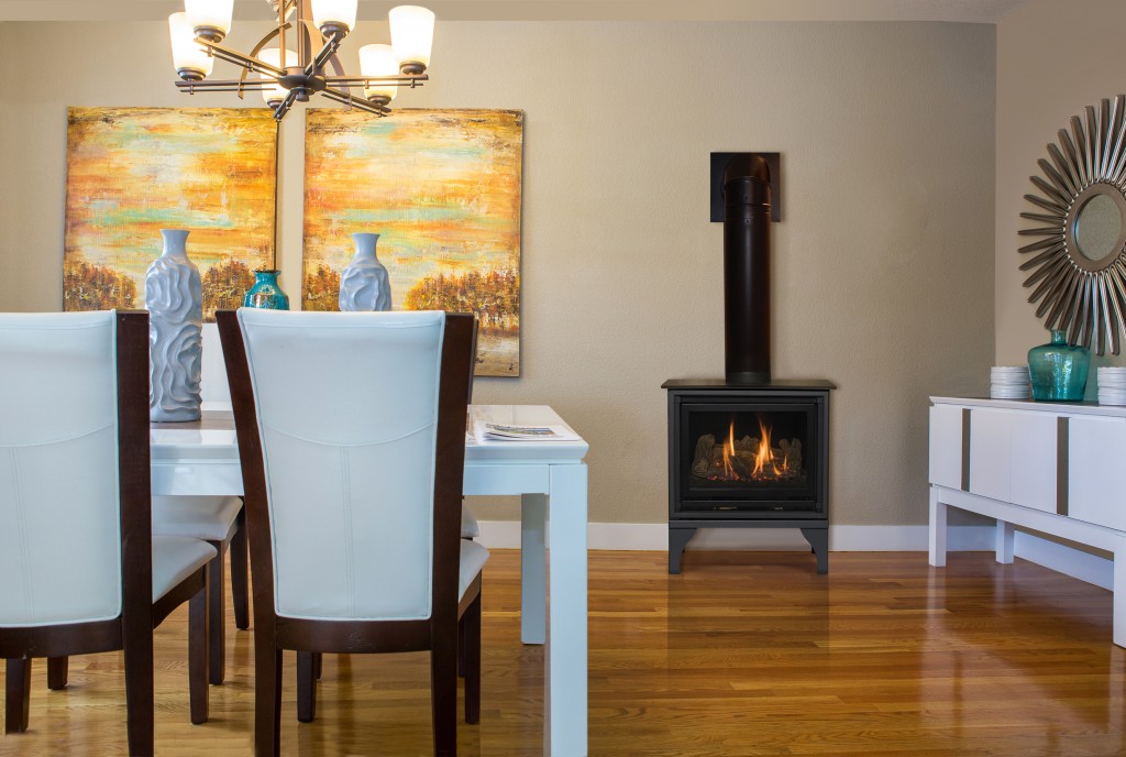Oakport 18 – Free Standing Gas Fireplace