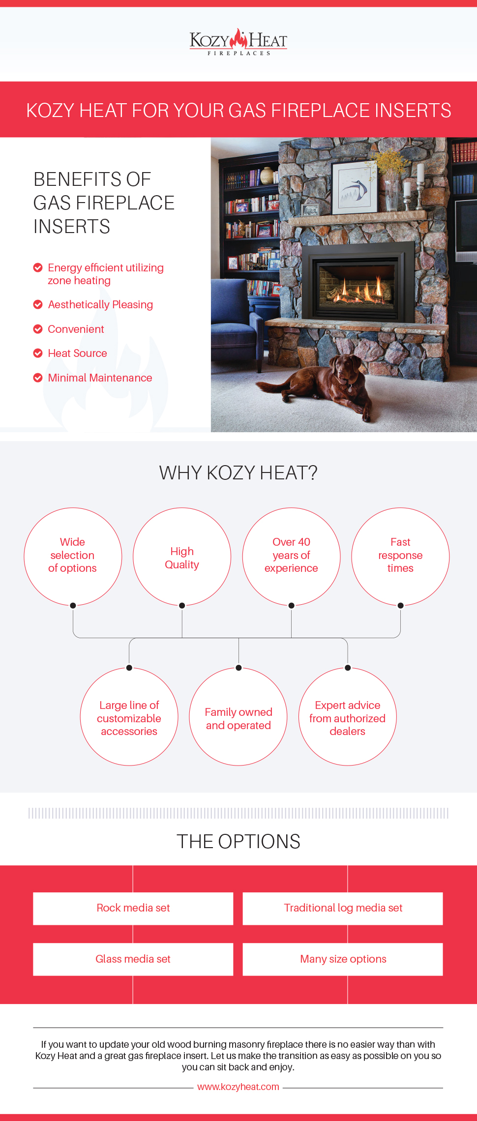 Kozy Heat For Your Gas Fireplace Inserts