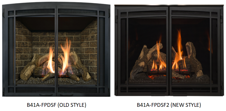 B41 Arched Prairie Screen Door Fronts Kozy Heat Fireplaces