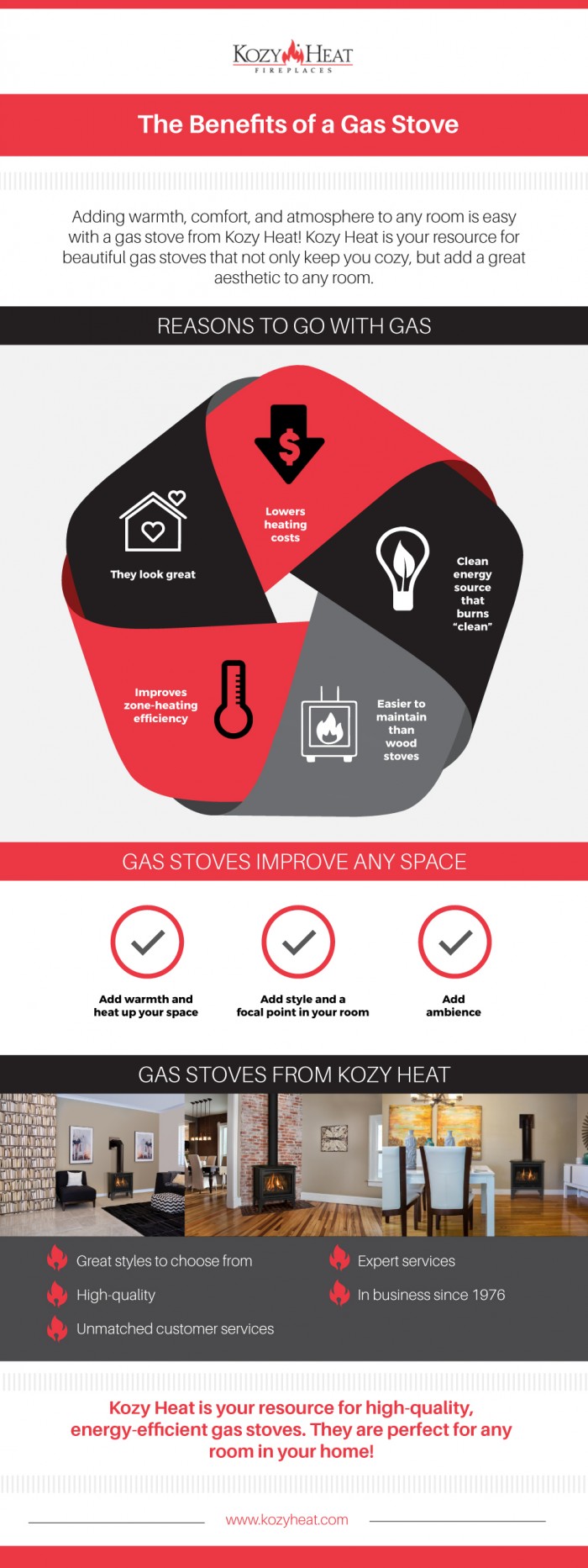 The Benefits of Gas Stove Kozy Heat Fireplaces