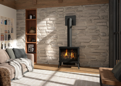 Natural Gas Heating Fireplace Stoves, Freestanding Direct Vent Gas Stove